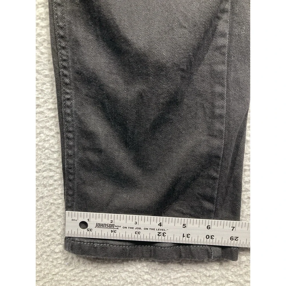 Levis 505 Jeans Mens 34x30 (31x28) Black Straight Classic Cowboy Rodeo Western‎